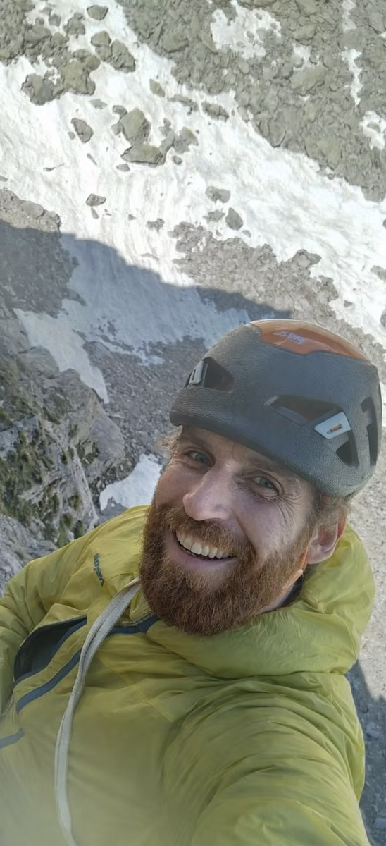 Ruben Carpentier climbing in the mountains