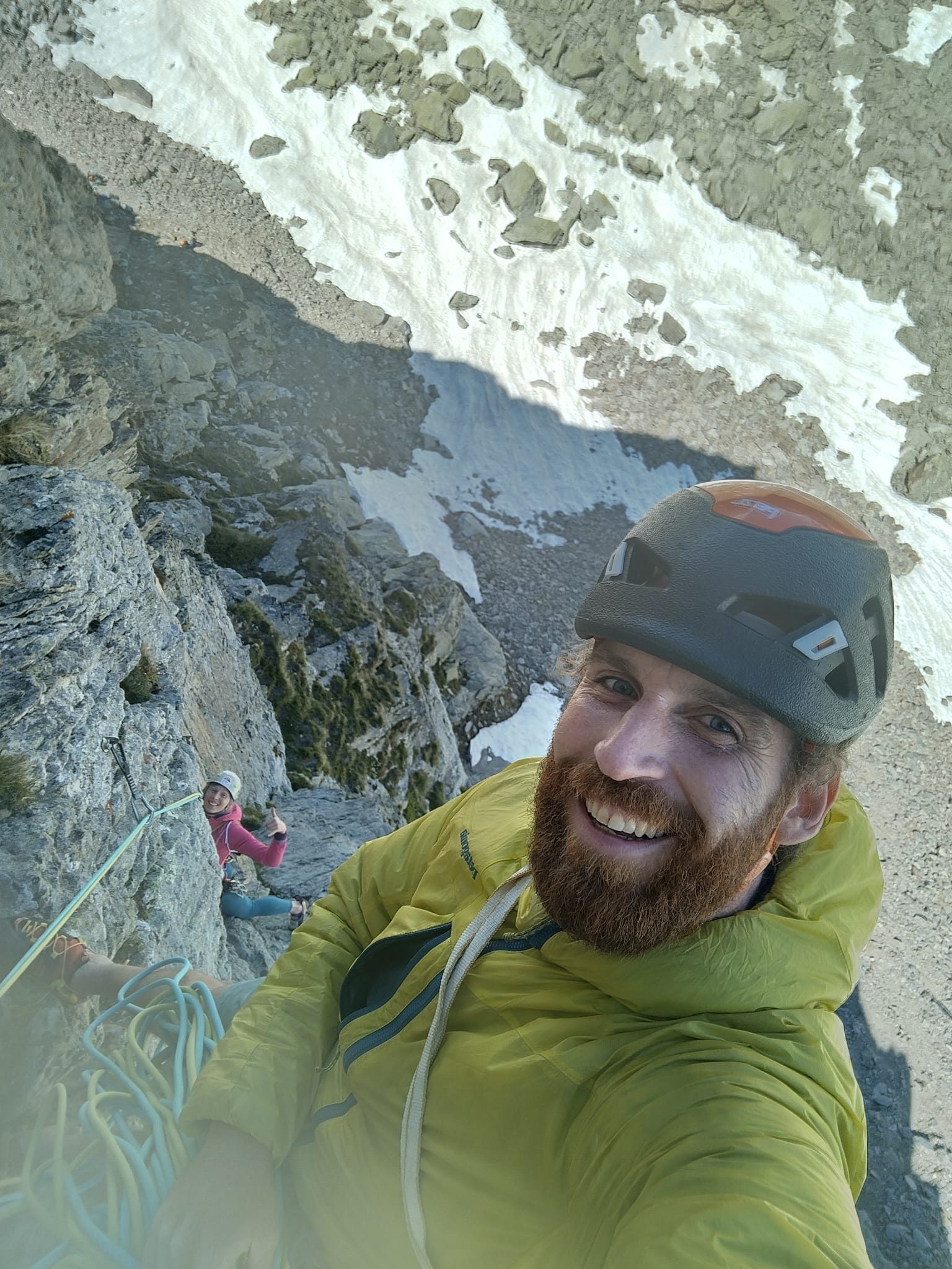 Ruben Carpentier in mountain terrain